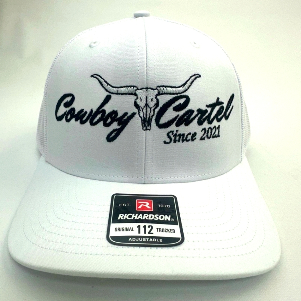 Cowboy Cartel Richardson 112 Trucker Mesh Snapback Cap Hat Emb…